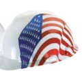 MSA's Freedom Hard Hat- Dual American Flag Design